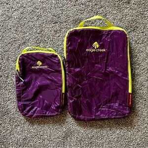 Eagle Creek Pack-It Compression Packing Cubes Set of 2 Purple
